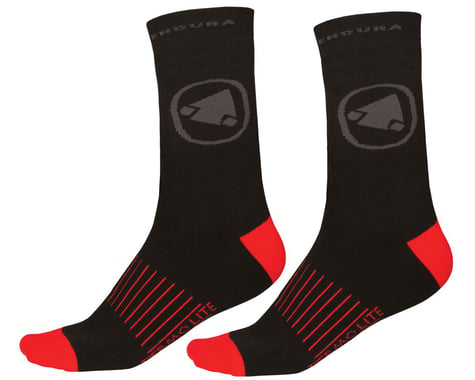 Endura Thermolite II Socks (Black) (Twin Pack) (2 Pairs) (L/XL)